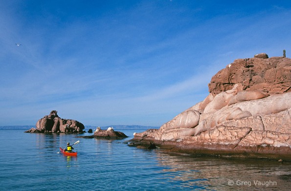 kayaking in the Sea of Cortez